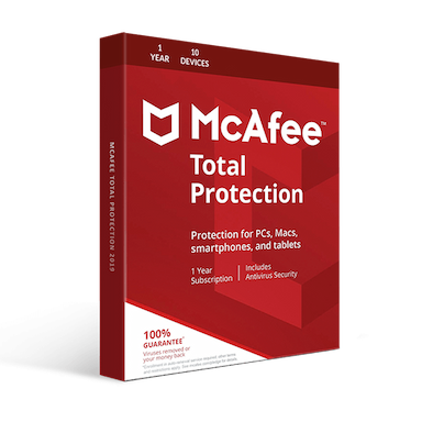 McAfee Total Protection (10 Devices, 1 Year)