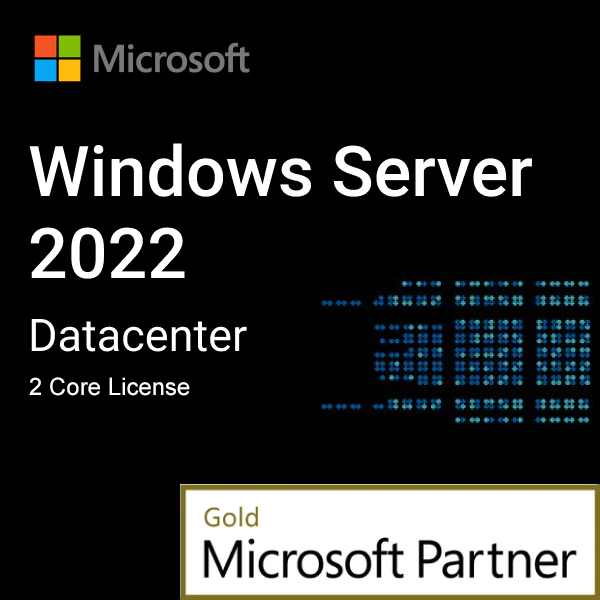 Windows Server 2022 Datacenter - 2 Core License