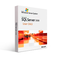 Thumbnail for Microsoft SQL Server 2008 R2 - User CAL license