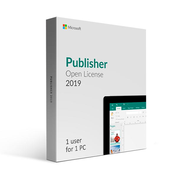 Microsoft Publisher 2019 Open License