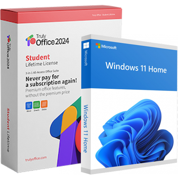 Truly Office Truly Office Student Lifetime License + Windows 11 Home