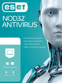 Thumbnail for ESET NOD32 Antivirus - 3 User, 1 Year (USA Activation Only) - ESD Download Code for PC/Mac/Android/Linux