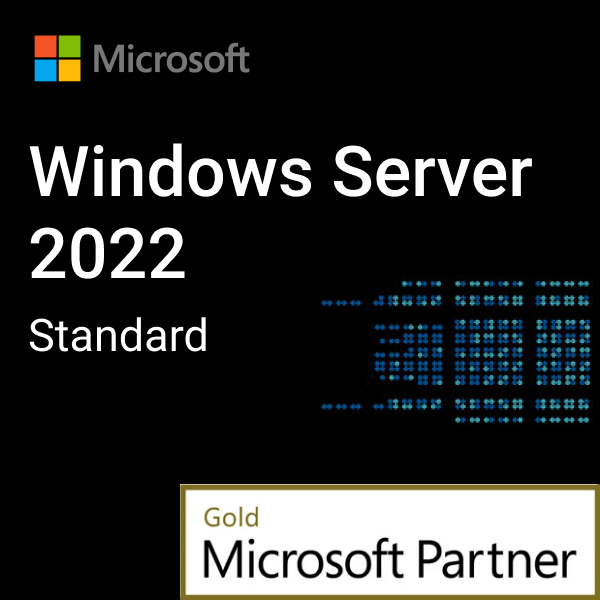 Microsoft windows Server 2022 Standard- 16 Core + 10 CALs