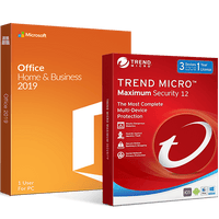 Thumbnail for Office 2019 business and trend Micro