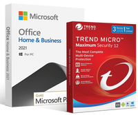 Thumbnail for Microsoft Office 2021 Home & Business + Trend Micro Maximum Security combo