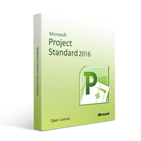 Thumbnail for Microsoft Project 2016 Standard Open License